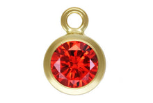 Load image into Gallery viewer, Garnet Red 14kt Gold Filled Birthstone
